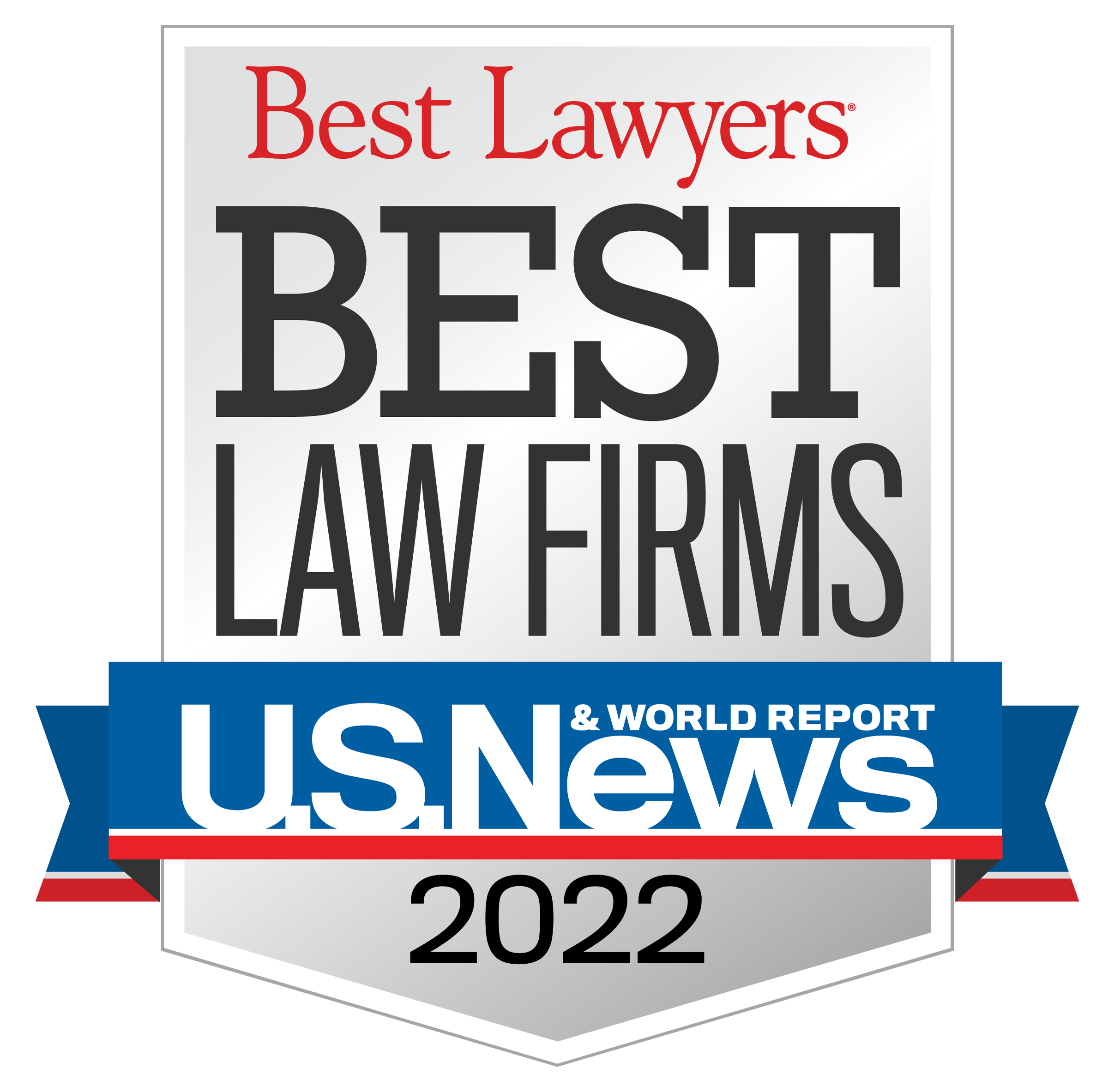 Best Law Firms U.S. News 2022 Badge