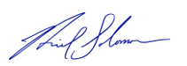 Ariel E. Solomon signature
